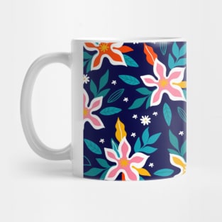 Colorful Abstract Beautiful Floral Pattern Artwork Mug